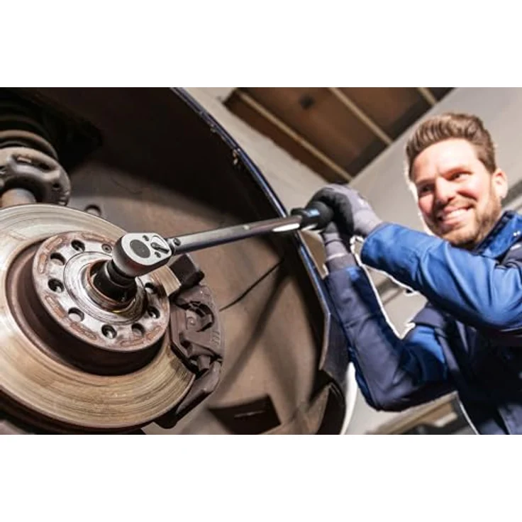 HAZET Drehmomentschlüssel 5123-2CLT, 1/2" mit Umschaltknarre, Click-Lens-Type und präziser Drehmoment-Auslösung in hartverchromter Ausführung – Bild 5