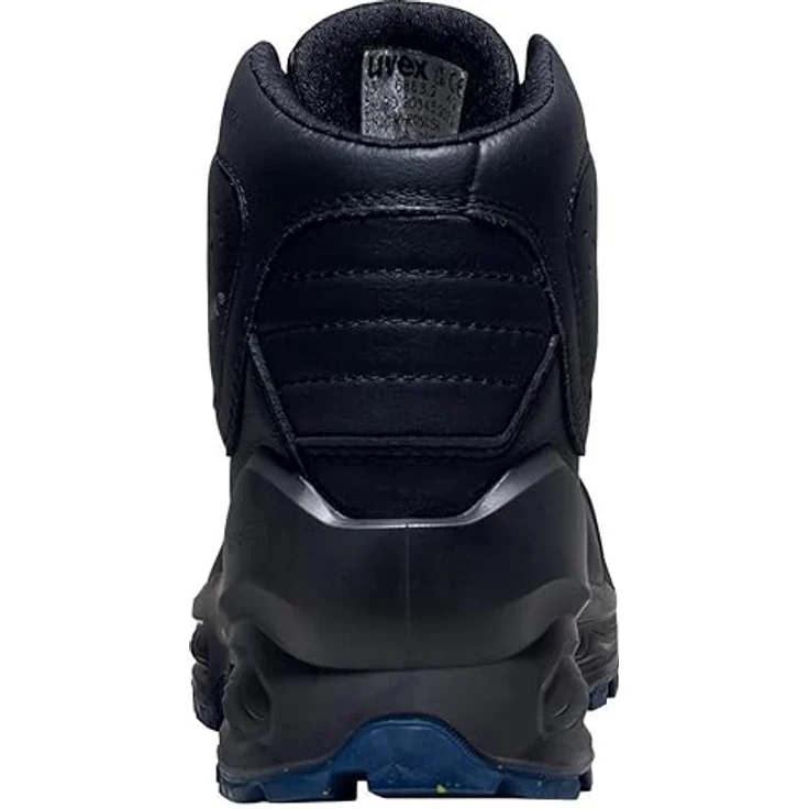 Uvex Sports uvex 3 MACSOLE Stiefel S7 68632, schwarze Sicherheitsschuhe mit hitze-, chemikalien- und schnittbeständiger MACSOLE Gummilaufsohle, Weite 11, Größe 43 – Bild 3