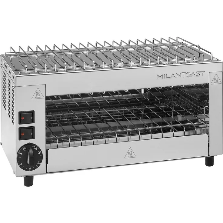 MILANTOAST Gasgrill MILANTOAST Salamander/Infrarotgrill mit 3 Zangen