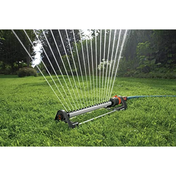 GARDENA Viereckregner Aqua L, schwarzorangemetallic – Bild 3