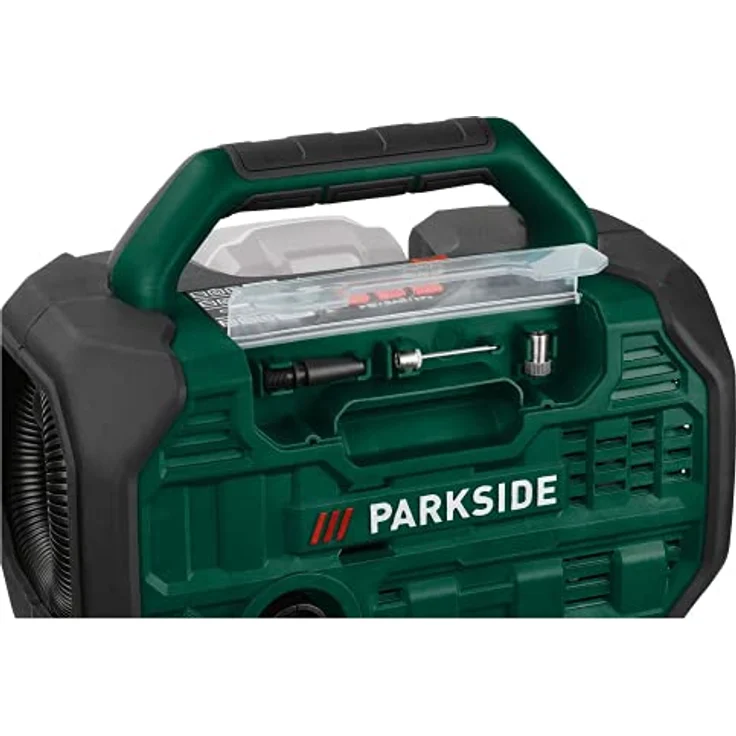 PARKSIDE Akku Kompressor / Luftpumpe PKA 20-Li, 10,3 bar Druck, für Auto- und Fahrradreifen, ohne Akku – Bild 3