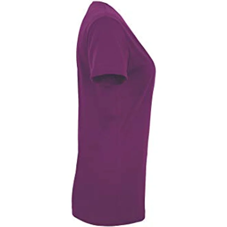 HAKRO Damen V-Shirt Mikralinar 181, aubergine, 3XL – Bild 7