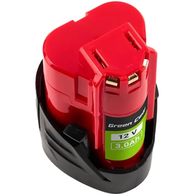 Green Cell 12V 3Ah Li-Ion Akku für Milwaukee M12 Elektrowerkzeuge — Hochleistungs Ersatzakku mit bis zu 1000 Ladezyklen, kompatibel mit 4932451388 – Bild 3