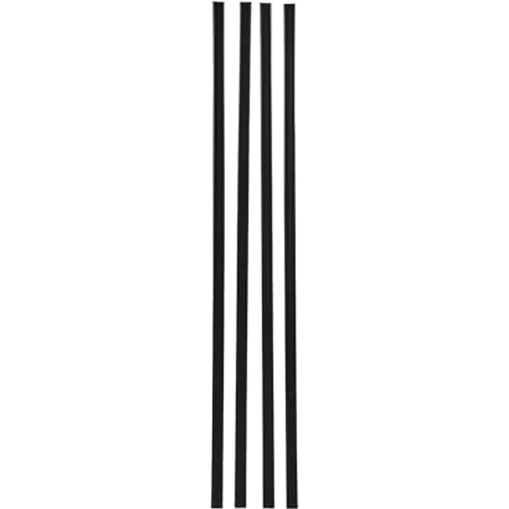 VEVOR Sichtschutzlamellen, 1740 mm doppelwandige vertikale Lamellen mit verriegelbarem Boden aus HDPE, schwarz für Garten, Bauernhof, Sportplatz – Bild 9