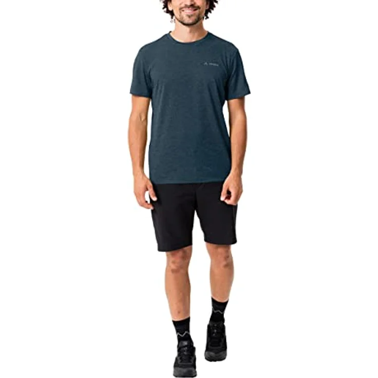 Vaude Men's Essential T-Shirt, Schnell trocknendes Polyester, Regular Fit, Blau, (XXL) – Bild 7
