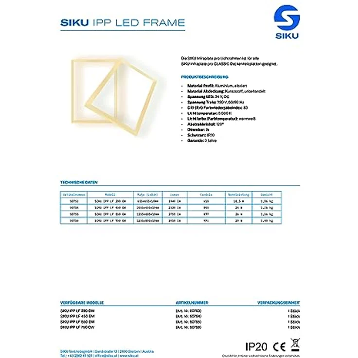 SIKU 50757 Infraplate pro LED-Frame Fernbedienung – Bild 2