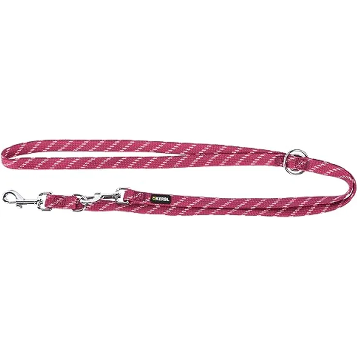 Kerbl Pet Führleine Colorado, Fuchsia, stabil mit verchromten Beschlägen, 25 mm / 200 cm