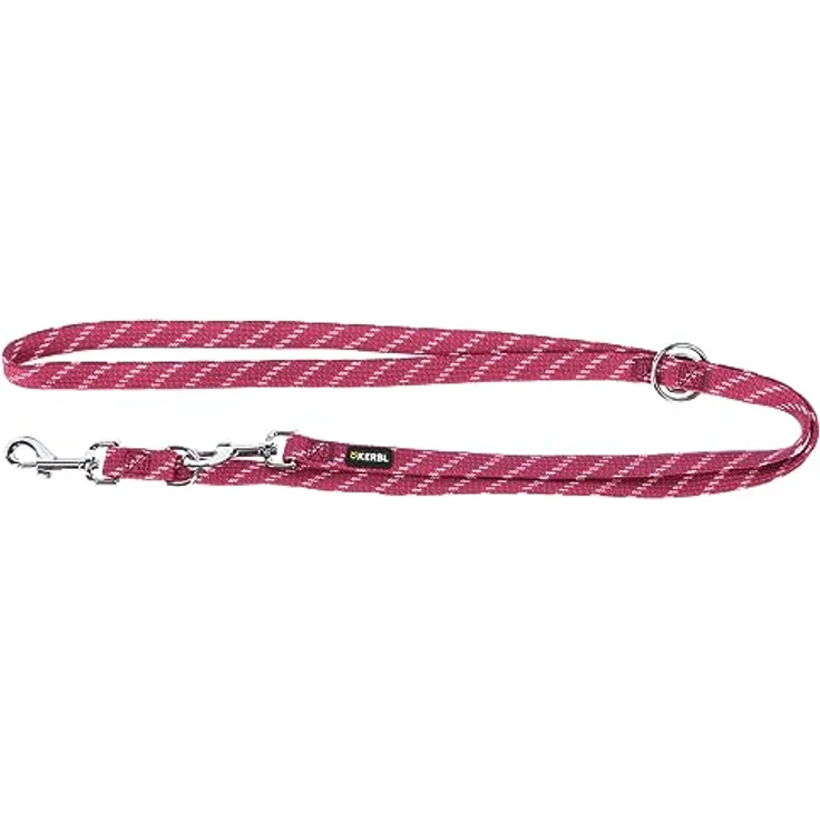 Kerbl Pet Führleine Colorado, Fuchsia, stabil mit verchromten Beschlägen, 25 mm / 200 cm – Bild 1