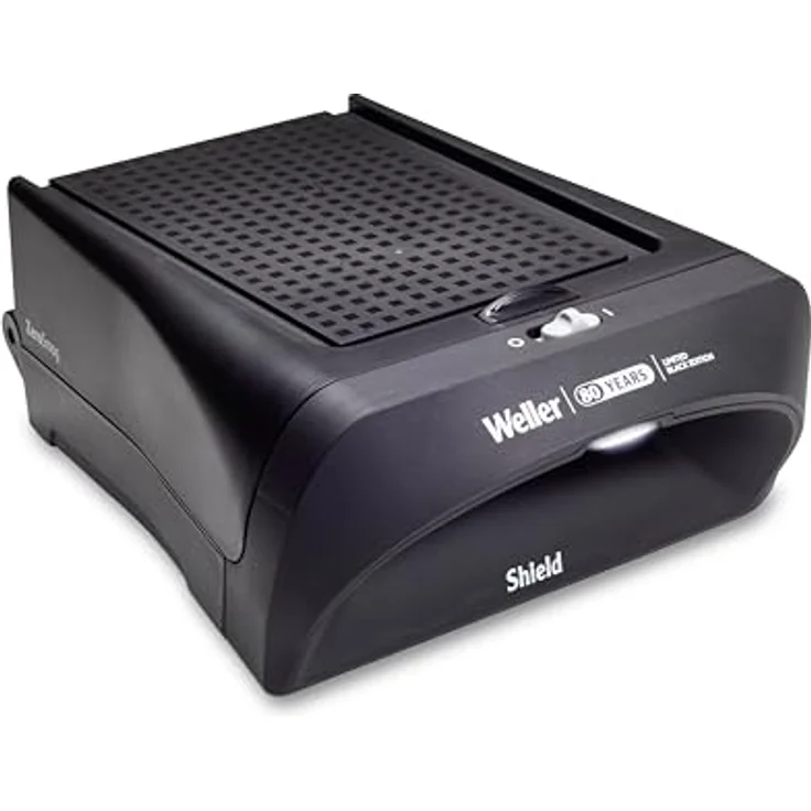 Weller FT91019190 ZeroSmog Shield Rauchabsaugung, limitierte schwarze Ausgabe mit effizientem EPA E10 Filter und Aktivkohle, geringer Geräuschpegel – Bild 1