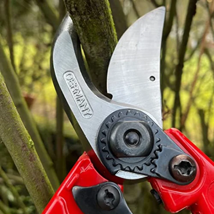 Berger Bypass Klassik 1200 mit austauschbarer Klinge und Metallkörper mittelgroß Gartenschere – Bild 6