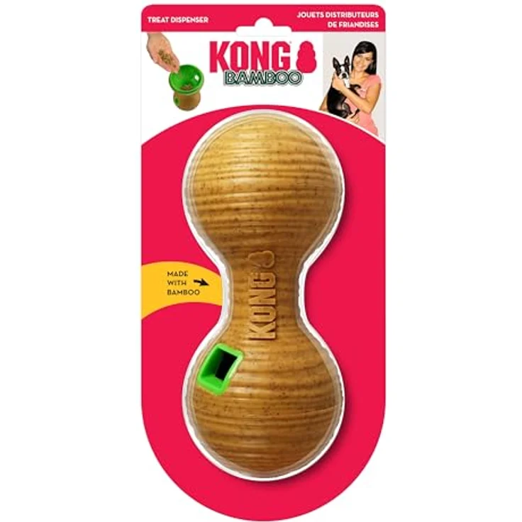 KONG Bambus-Futterball Dumbell – Bild 3