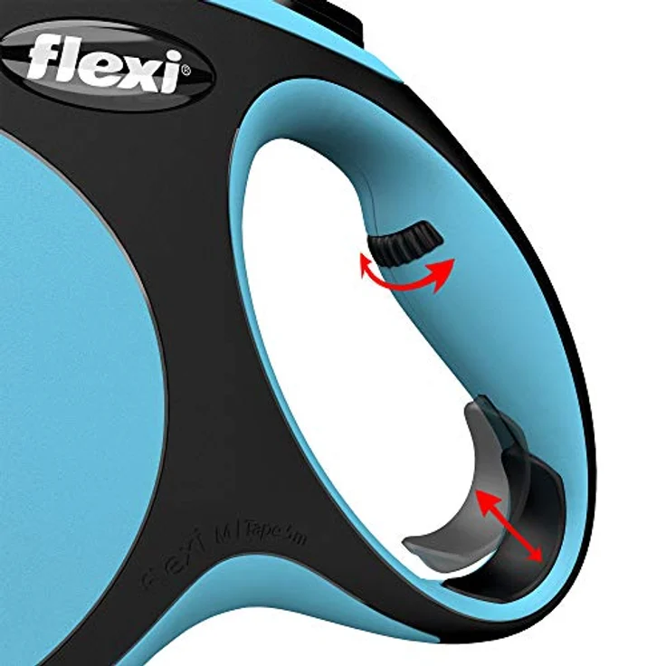 flexi New Comfort L Gurt 5 m blau für Hunde bis 60 kg – Bild 3
