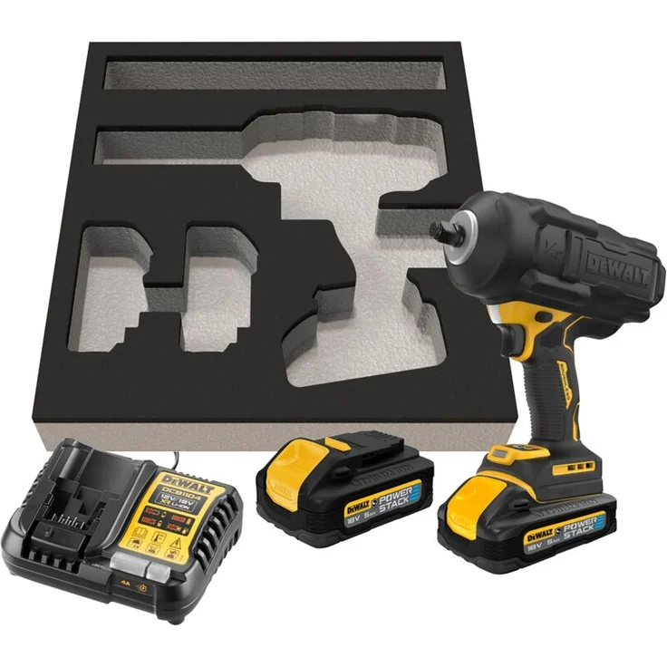 DeWALT DCF964H2G, Akku-Schlagschrauber 3/4", 18V / 5 Ah, bis zu 1.925 Nm Anzugsmoment, bürstenlos, mit Gehäuseschutz