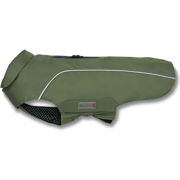 Wolters Hundemantel Regenjacke Easy Rain für Dackel, wasserdicht bis Wassersäule 10.000 mm, blau