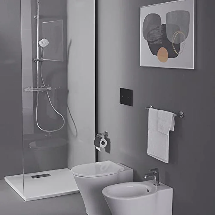 Ideal Standard Ultra Flat New, Duschwanne extraflach 80 cm x 80 cm, weiß, aus pflegeleichtem Sanitär-Acryl, für bodenebenen oder Halbeinbau – Bild 5