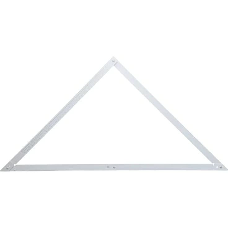 Bauwinkel 1220 x 1220 x 1720 mm klappbar Messwinkel Klappwinkel Winkeldreieck mit Skala – Bild 2