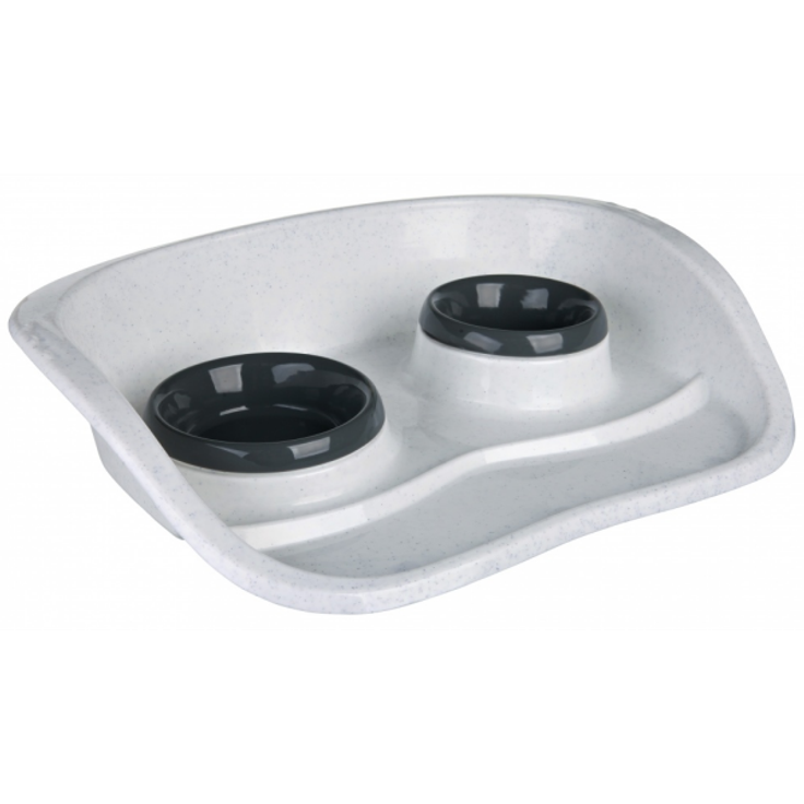 Trixie Napf-Set, Kunststoff 46 × 11 × 30 cm, 0,25 l 0,3 l