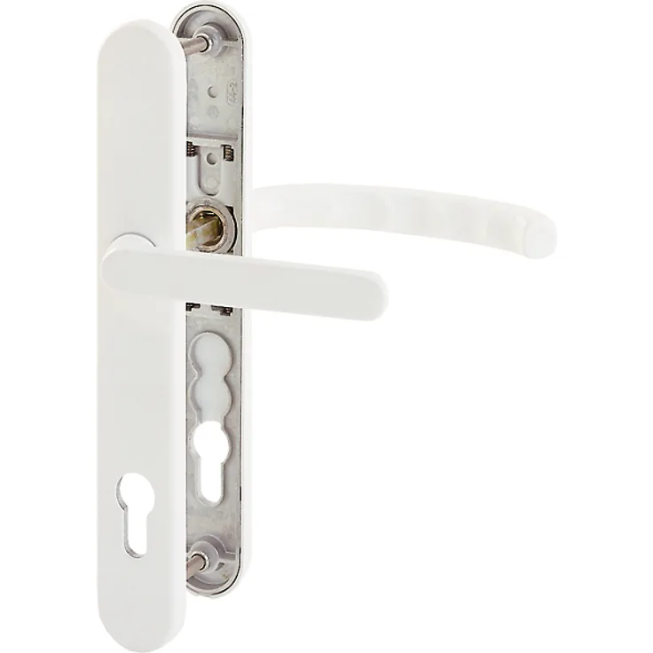HOPPE Schmalrahmendrückergarnitur Luxembourg 099KH-3357N-1500 TS 67-72mm F99 weiss (Drückerpaar)