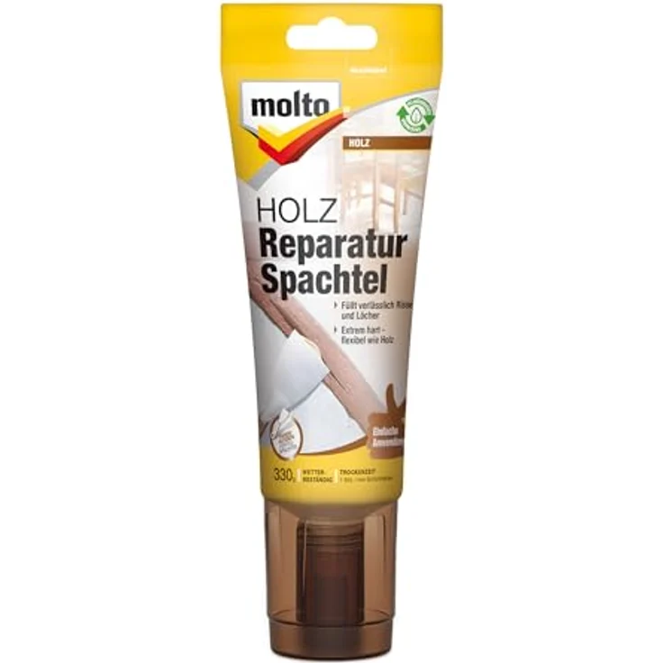 Molto Holz Reparatur Spachtel 330g Ausbessern Renovieren – Bild 2
