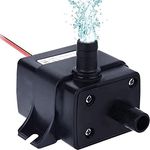 Retoo Mini Wasserpumpe 12V, Submersible Aquariumpumpe 240L/H 4.8W, Brushless Klein Tauchpumpe, Springbrunnenpumpe, Kreiselpumpe, Düsendurchmesser 8 mm, Ohne Stecker, - Preisvergleich