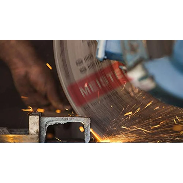 S&R Trennscheibe für Metall, Stahl, Edelstahl/INOX 230x2,0x22,23mm A30 S-BF, Set 25 Stück - 2-fach verstärkte Scheibe für präzises Trennen, zertifiziert nach DIN EN 12413, für Winkelschleifer mit 230 mm – Bild 4