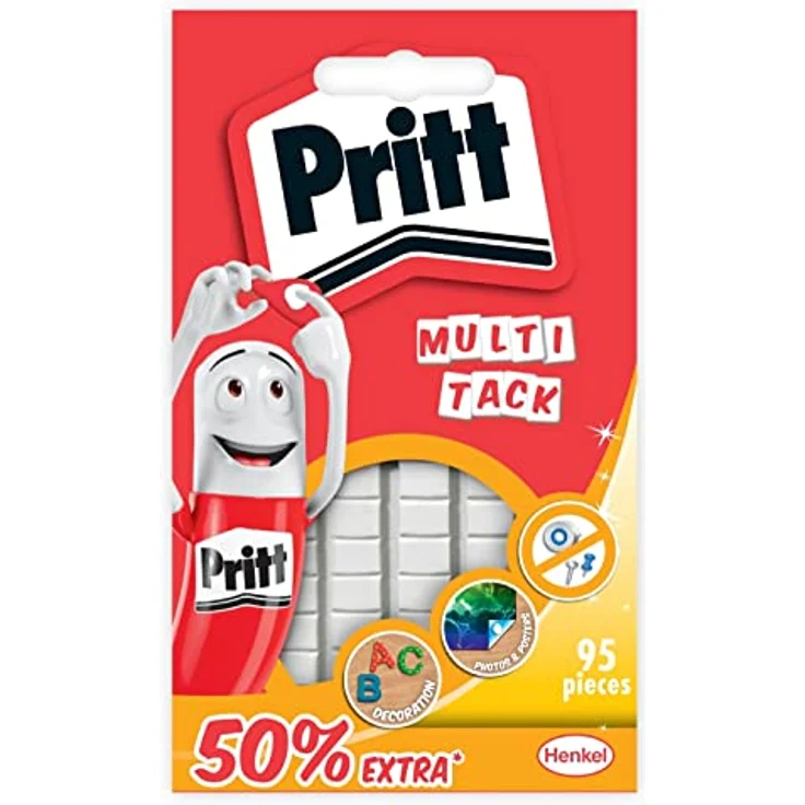Pritt 1444967 multi tack Blister Universal Klebepads, Havanna – Bild 2
