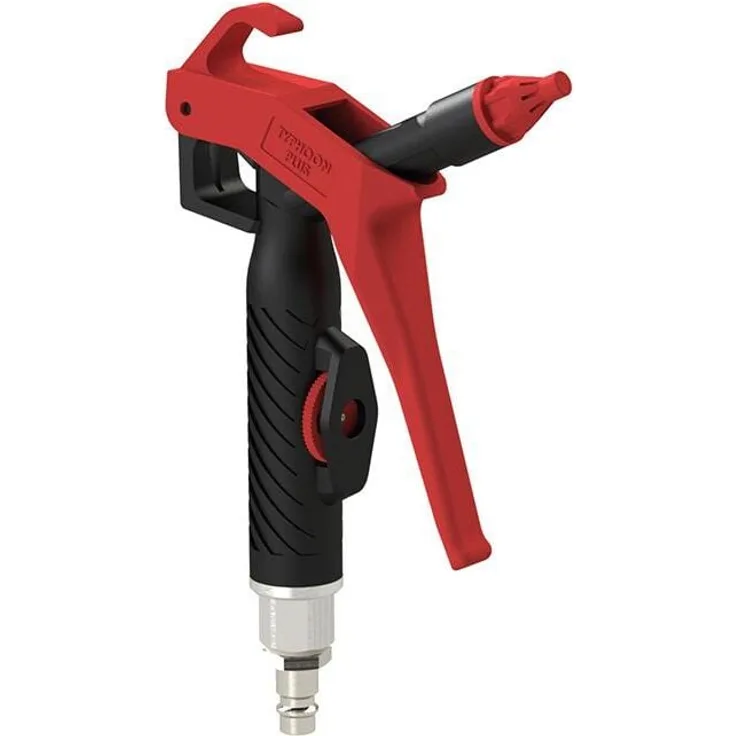 Riegler Hochleistungs-Blaspistole Typhoon Plus, Kunststoff mit stufenlos regelbarem Durchfluss, NW7,2 Steckerkonnection