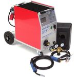 Apex Schutzgasschweißgerät MIG 250 QUADDRO, Synergiesteuerung, 4-Rollenantrieb, 250 A, blau - Preisvergleich