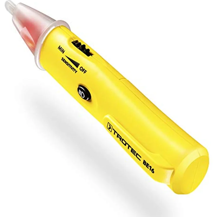 TROTEC Spannungsdetektor BE16 Spannungsprüfer Spannungsmessgerät von 5 Volt bis zu 1.000 Volt bzw. 50 Hz bis 400 Hz – Bild 4