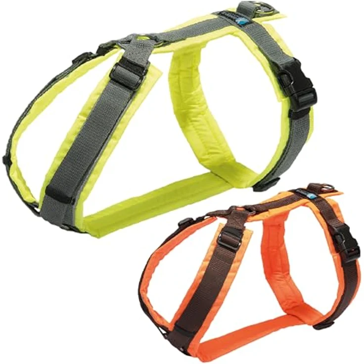 Annyx Brustgeschirr Protect - Leuchtorange/braun Gr. M – Bild 3