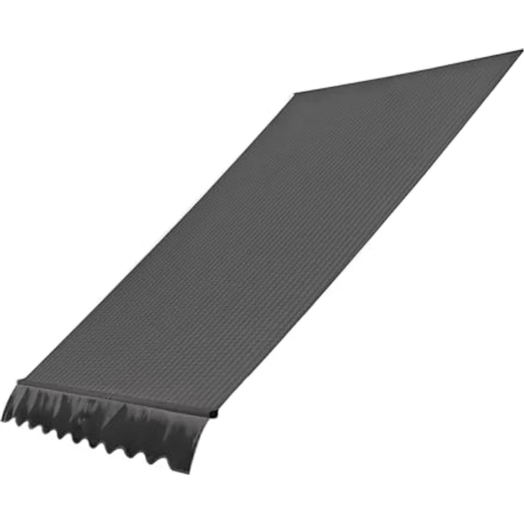 Quick Star Klemmmarkise Ersatzdach für Klemmmarkise 300x130cm Grau (1-St) - Hochwertiger Markisenstoff aus 280g Tuchware, passend für Stangen bis zu 28mm – Bild 1