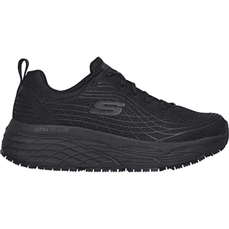 Skechers MAX CUSHIONING ELITE SR Berufsschuh 41, Schwarz, Maschinenwäsche geeignet – Bild 3
