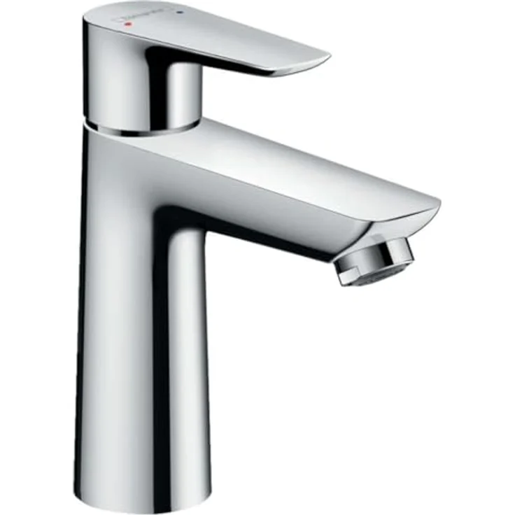 hansgrohe Talis E 110 Waschtischarmatur, ComfortZone 110, Normalstrahl, Ausladung 112 mm, Durchflussmenge 5 l/min – Bild 1