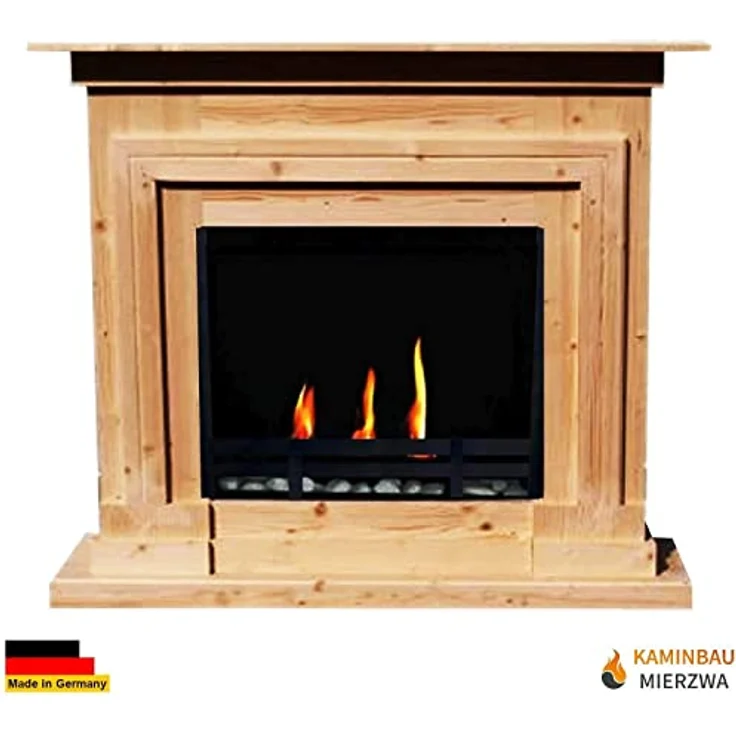 Kaminbau Mierzwa Gelkamin Ethanolkamin Kaminofen Berlin Deluxe - Natur, Umweltfreundlich, Made in Germany, Kein Schornstein erforderlich – Bild 2