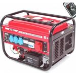 Apex Elektro-Start Benzin Stromerzeuger 9500E Generator 230V 400V Stromaggregat 66265, 6,5 PS, 196 ccm, 230V/400V/Voltmeter, E-Start, 15 Liter Tankinhalt, tragbar, in Rot
