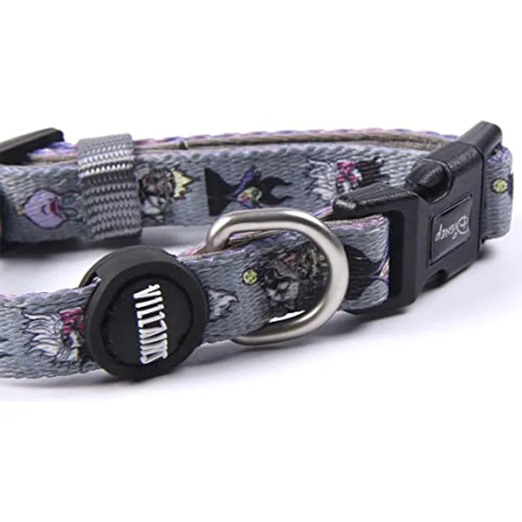 CERDÁ Disney Villans Hundehalsband, Offizielles Lizenzprodukt, Mehrfarbig, für Fan Pets