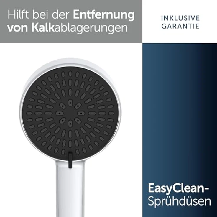 Ideal Standard Handbrause Alu+, 2-Funktionen in Silber mit komfortablem Massage- und Regenmodus, 8 l/min Durchflussreduzierung, IF Design Award 2024 – Bild 4