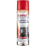 Domol Backofen- & Grillreiniger - Stark gegen Verkrustungen und Eingebranntes - Ideal geeignet für Backöfen, Backbleche, Grillroste, Töpfe und Pfannen - auch für die Kaminglasreinigung geeignet
