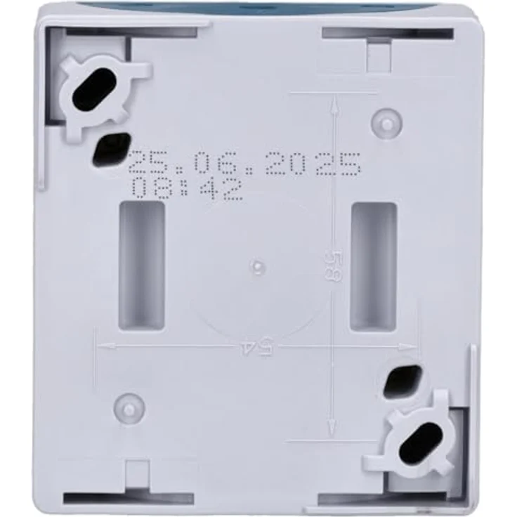 Busch-Jaeger 2621/4 W-53 Jalousietaster, 1-polig Thermoplast, grau ocean® (IP 44), mit Umkehrsperre und Beschriftungsfeld – Bild 4