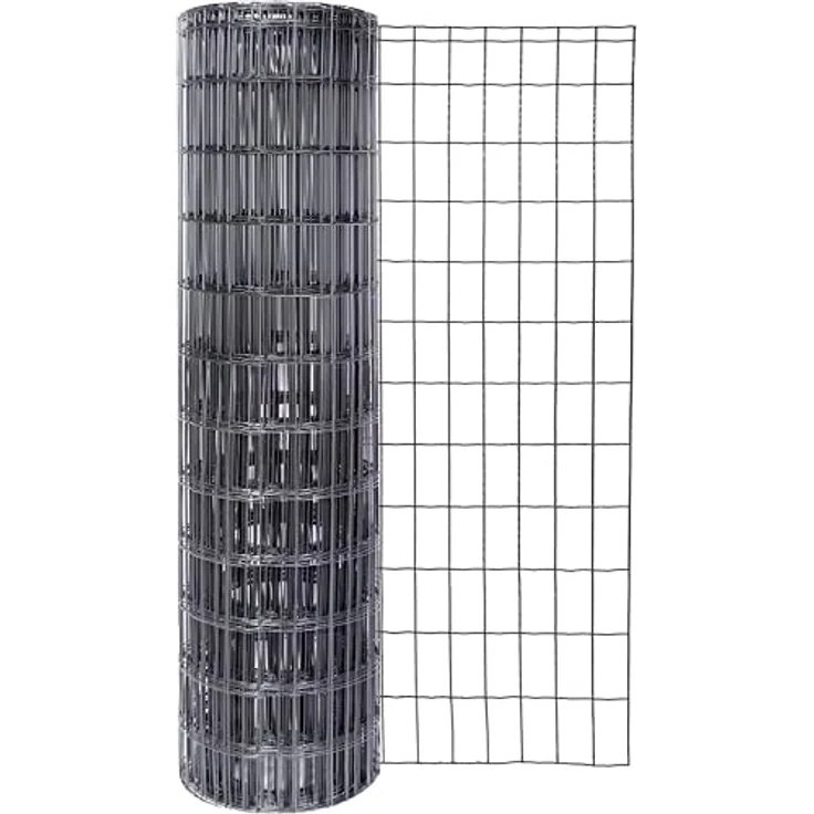 Alberts Schweißgitter Fix-Clip Pro®, anthrazit-metallic, Höhe 153 cm, Länge 10 m, wetterbeständig und einfach montierbar – Bild 1