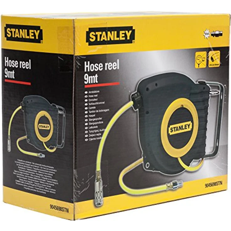 SCHLAUCHAUFROLLER AIR TUBE Ø 6,5x10 STANLEY EXTENSION 9 MT – Bild 3