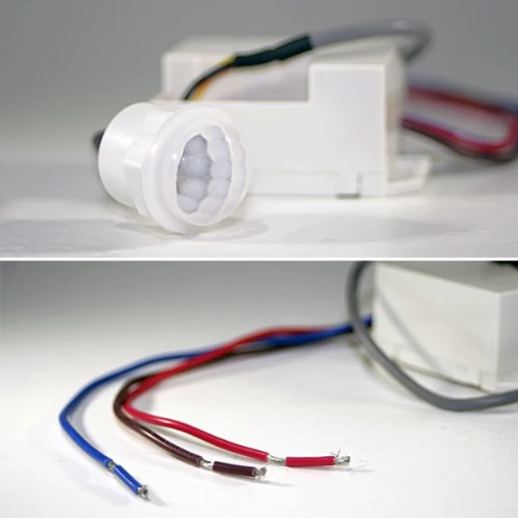 world-trading-net Mini PIR-Bewegungsmelder, 230V AC, 360° Erfassungswinkel, 6m Erfassungsbereich, einstellbare Empfindlichkeit – Bild 4