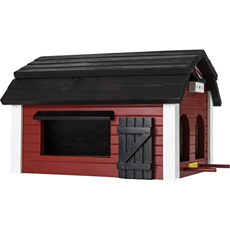 Wildlife Garden WG221 Futterscheune Rot - Vogelfutterhaus aus Holz