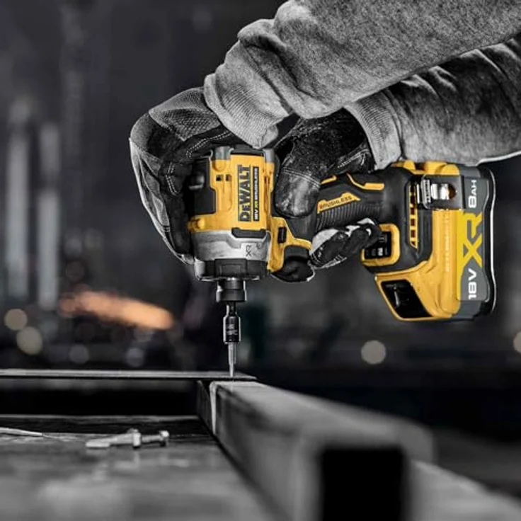 DeWALT Akku-Schlagschrauber DCF860NT 18V 1/4 Zoll Aufnahme Drehschlagschrauber, Basisgerät (ohne Akku und Ladegerät) – Bild 3