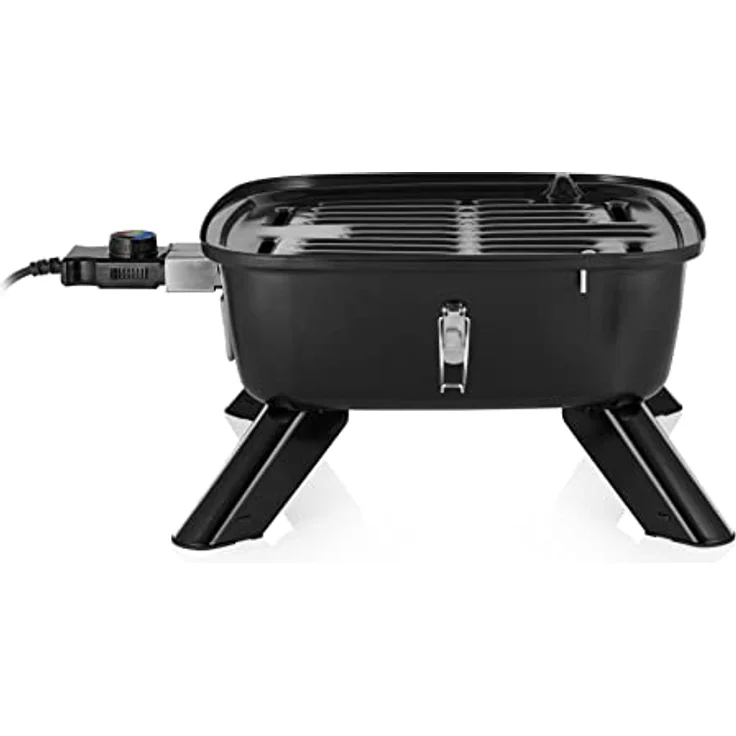Hybridgrill - geeignet als Holzkohle/Elektro Tischgrill Garten Balkon Camping – Bild 8