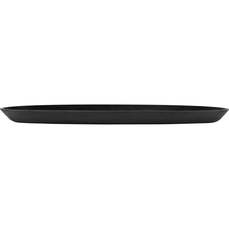 ECOPOTS Blumentopfuntersetzer SAUCER OVAL Dark Grey, Recyclingkunststoff, bruchsicher, UV- und frostsicher - Preisvergleich