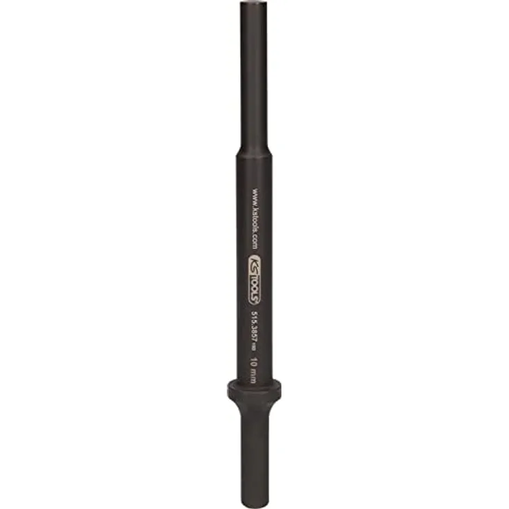 BRILLIANT TOOLS KS Tools 515.3857 10 mm Austreibdorn Ø 10,0 mm, robuster Meißel für Druckluft-Meißel und -Hammer, universell einsetzbar für Karosserie- und Motorreparaturen