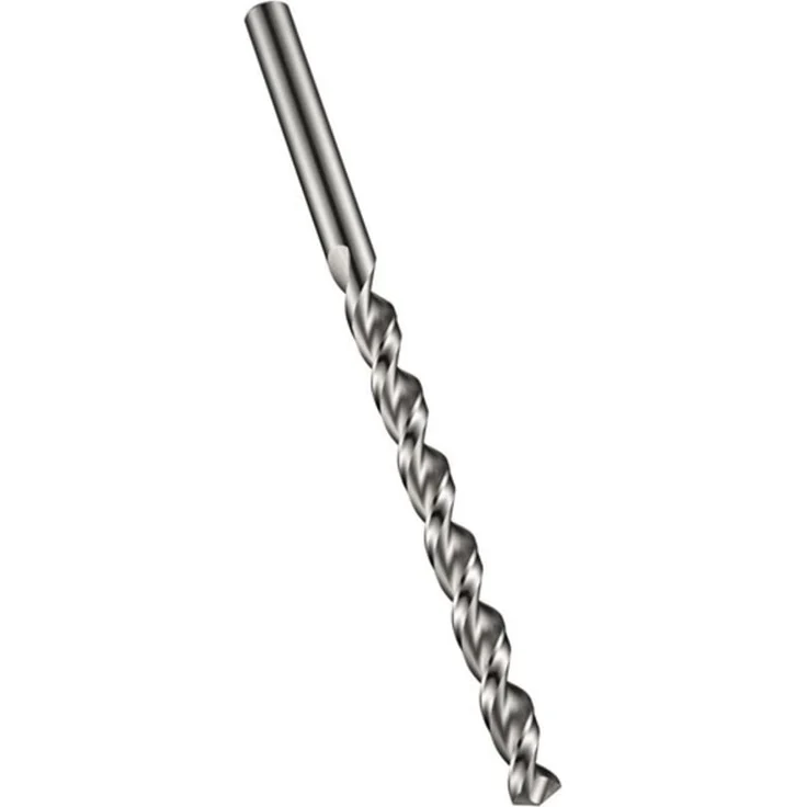 Dormer Tieflochspiralbohrer DIN/ANSI Typ W A940, HSS-E Zylinderschaft 6.5mm, 10xD Bohrungen für Stahl und Edelstahl, 148mm Länge