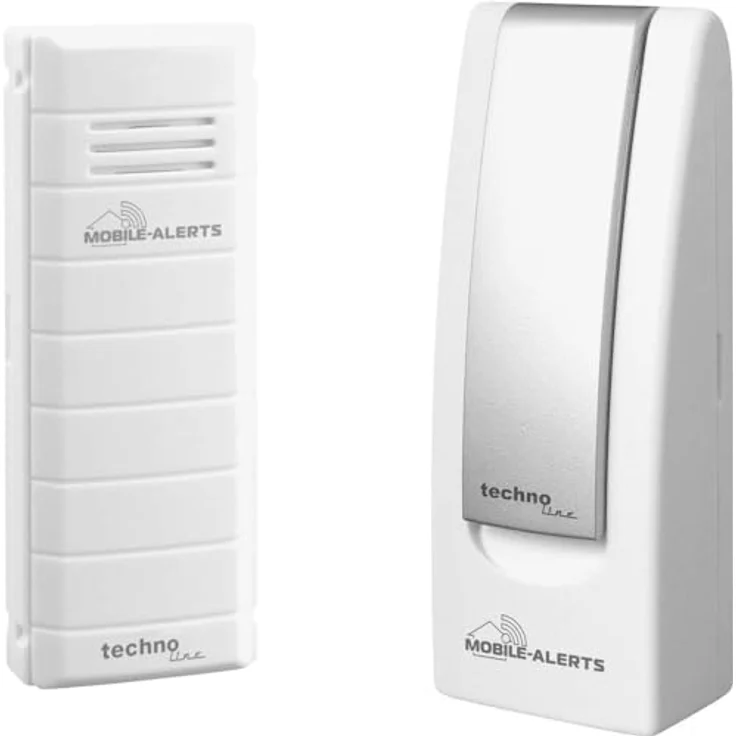 Technoline Alerts MA 10001 Starter Set Hausüberwachungssystem, 2-teilig mit Gateway und Temperatursender MA 10100, Alexa-kompatibel, zur Temperaturüberwachung, Weiß – Bild 1