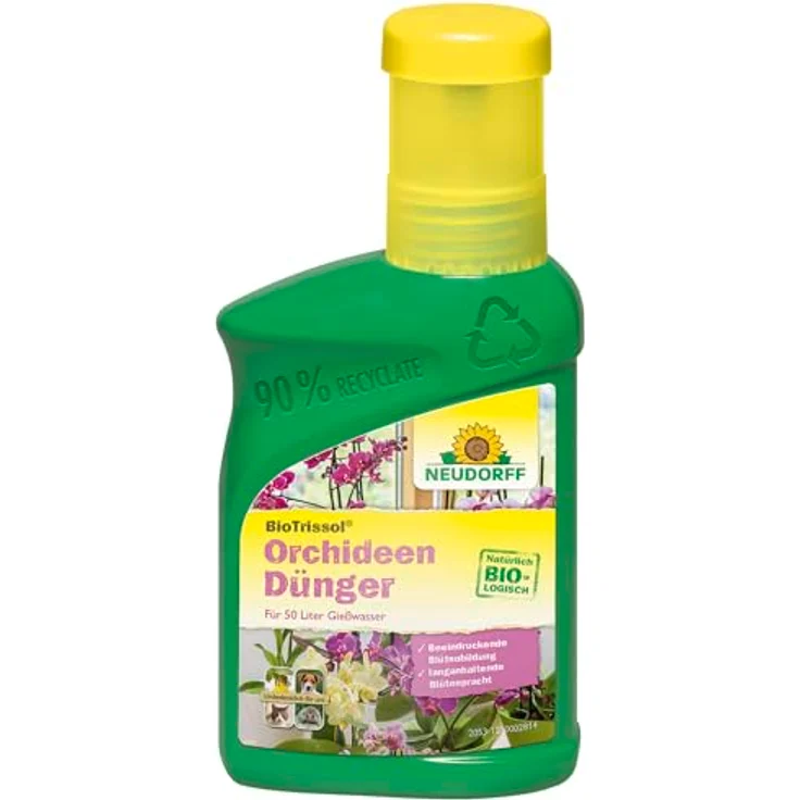 Neudorff BioTrissol Orchideendünger - Organischer Bio-Dünger für gesunde und langanhaltende Orchideenblüten, 250 ml – Bild 1